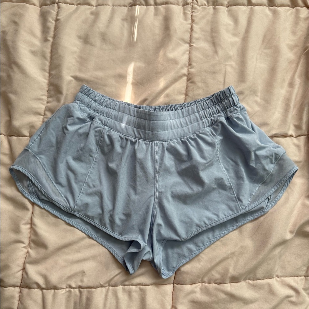 Women's Light Blue Athletic Shorts